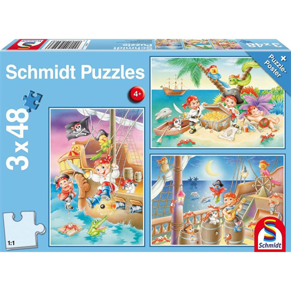 Schmidt Puzzle Jigsaw 3x48pcs