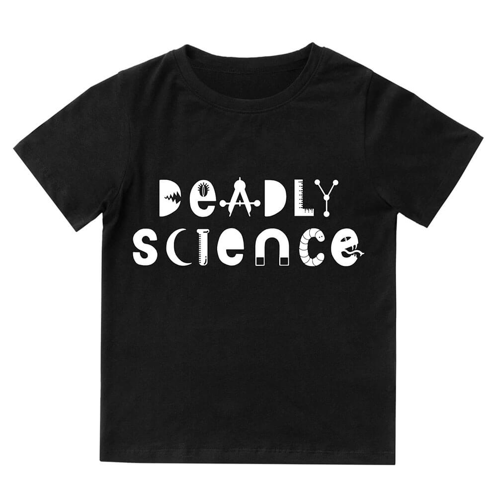 Camisa de niño de ciencias mortal