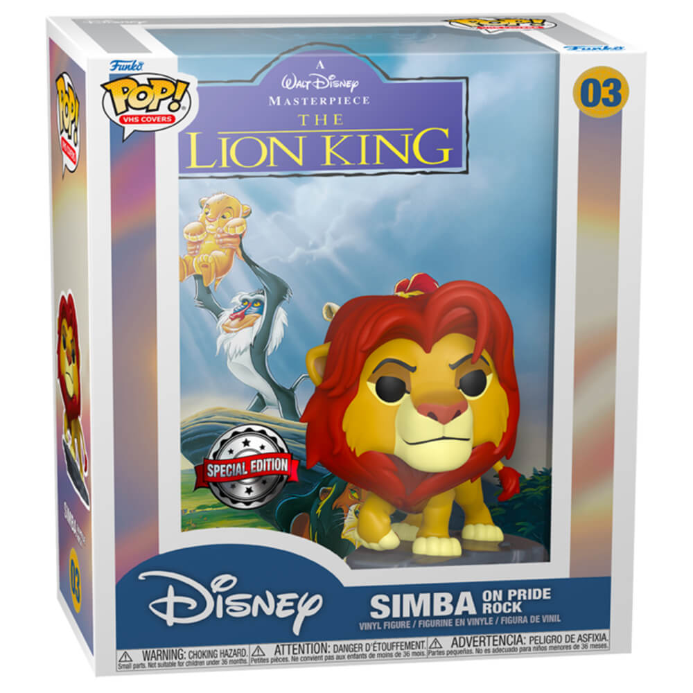 Lion King Simba på Pride Rock US Exclusive Pop! Dække