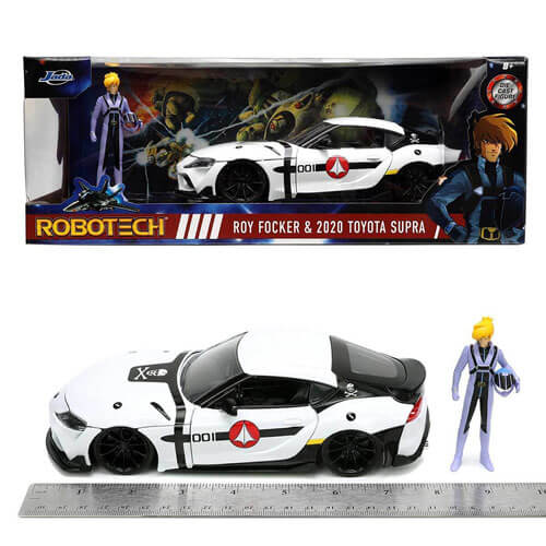 Robotech Roy Focker & 2020 Toyota Supra 1:24 Scale