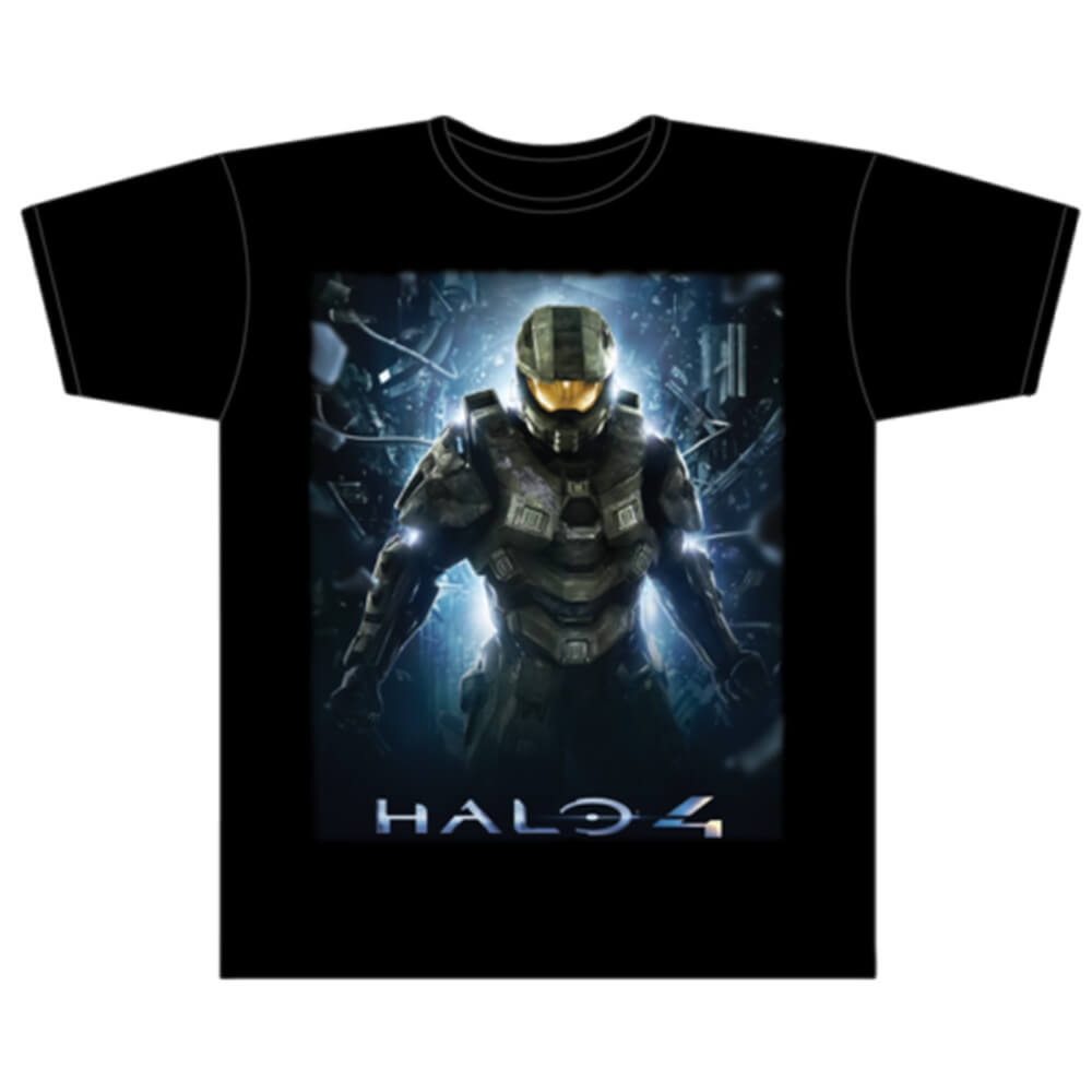 T-shirt Halo 4 Wake Up John Black