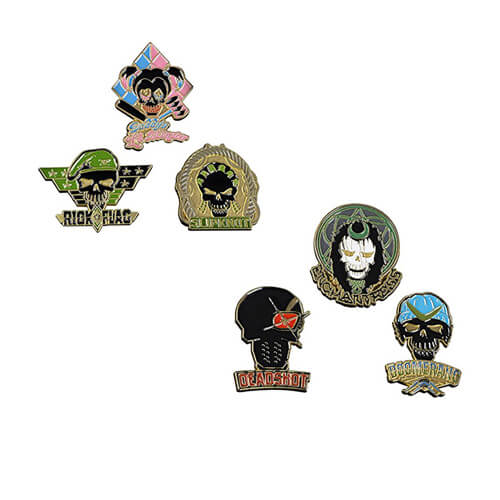 Suicide Squad Lapel Pin Set