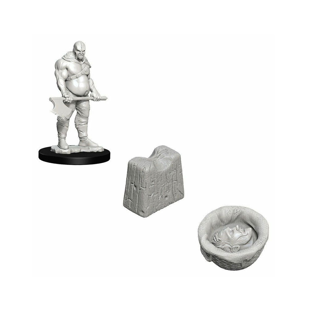 Wizkids Deep Cuts Unpaint Mini Executioner & Chopping Block