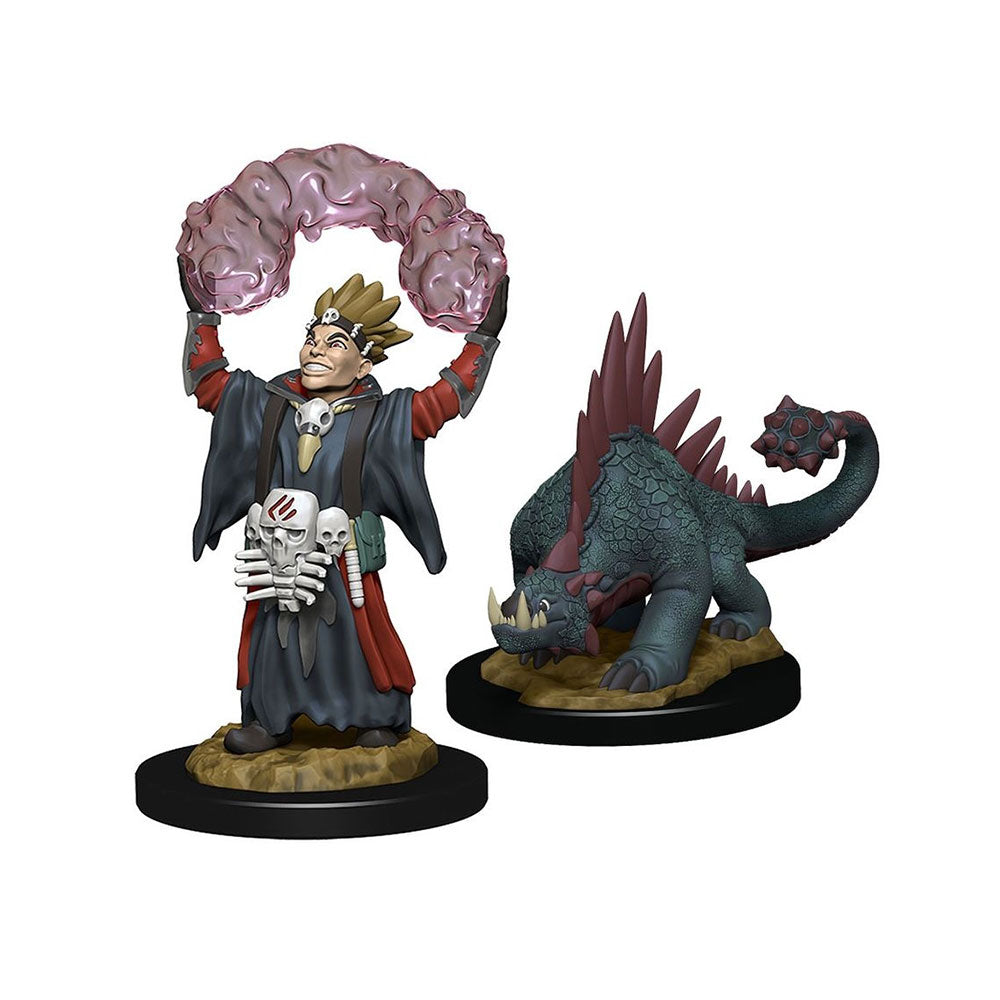 Wardlings Boy Warlock & Lizard Pre-Painted Minis