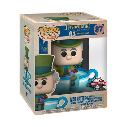 Disneyland 65th Mad Hatter Teacup US Pop! Ride