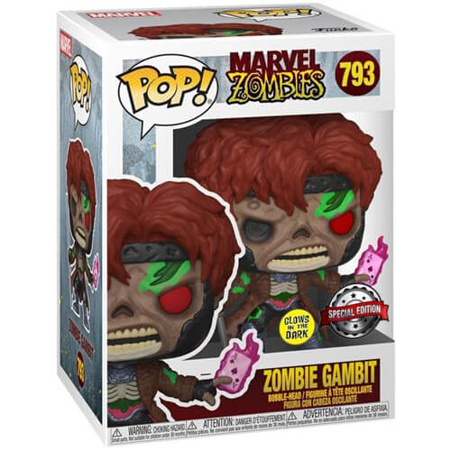 Marvel Zombies Gambit Glow US Exclusive Pop! Vinyl