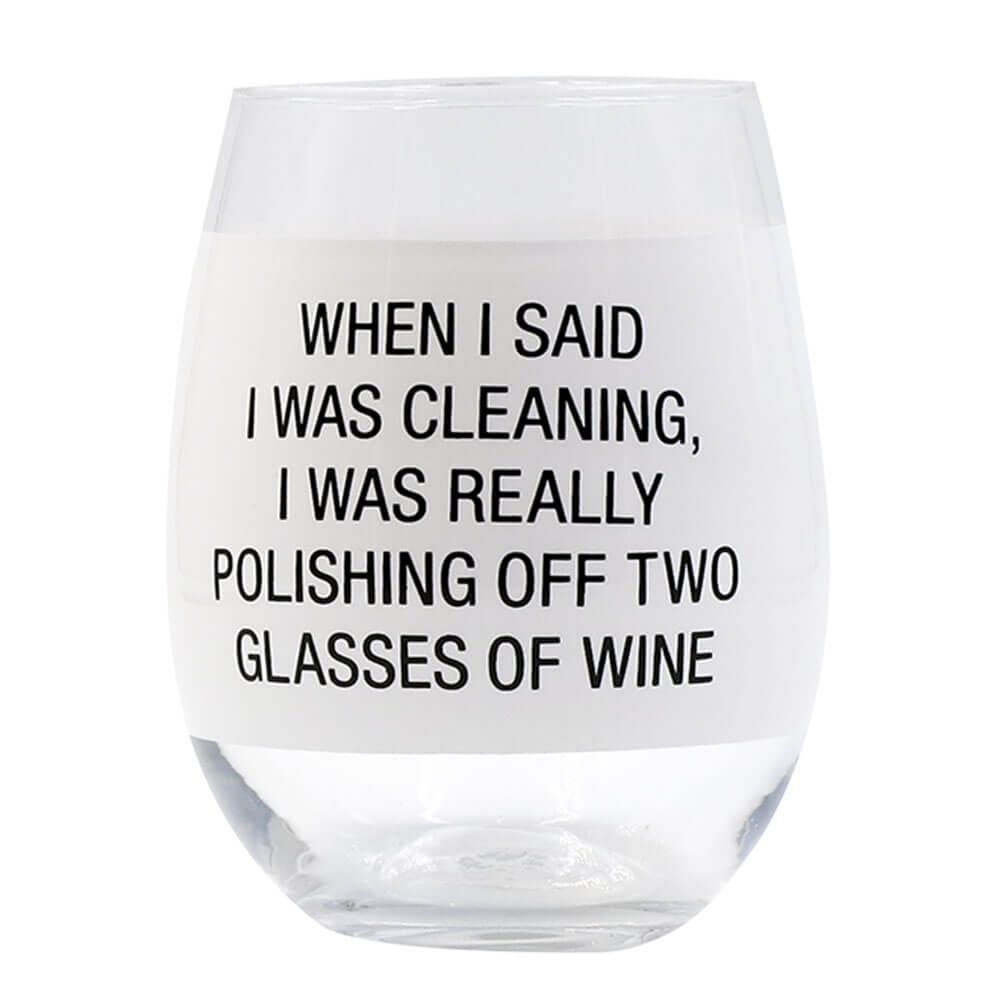 Say What Wine Glass