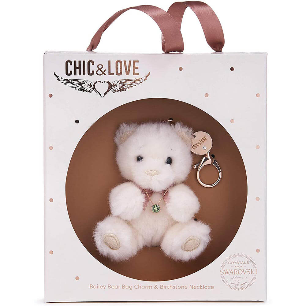 Chic & Love Bailey Bear Bag Charm and Necklace