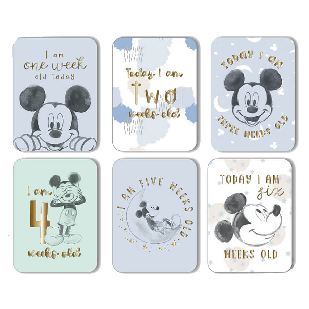 Tarjetas de hito de los regalos de Disney (24 piezas)