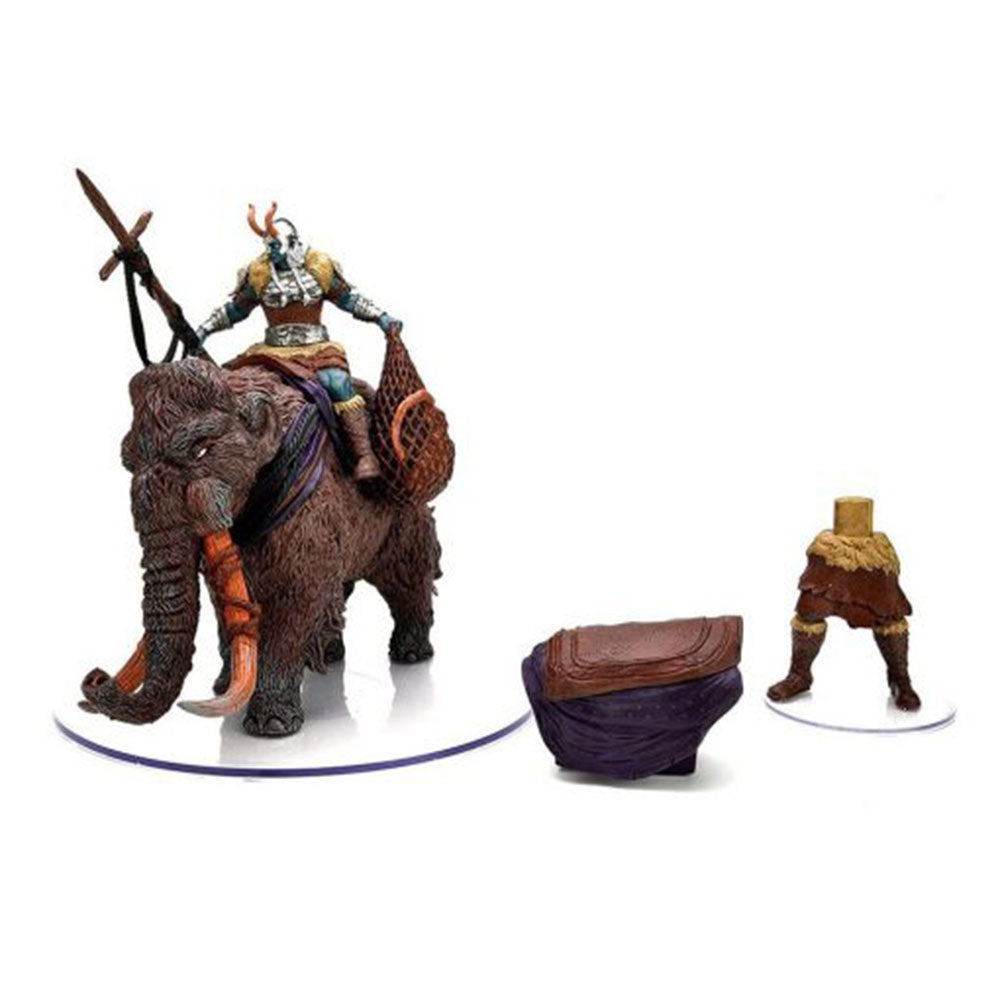 D & D -ikoner av Realms Minis Frost Giant och Mammoth Set