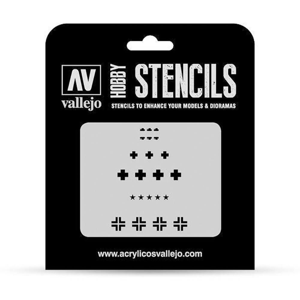 Vallejo stencils AFV -markeringer