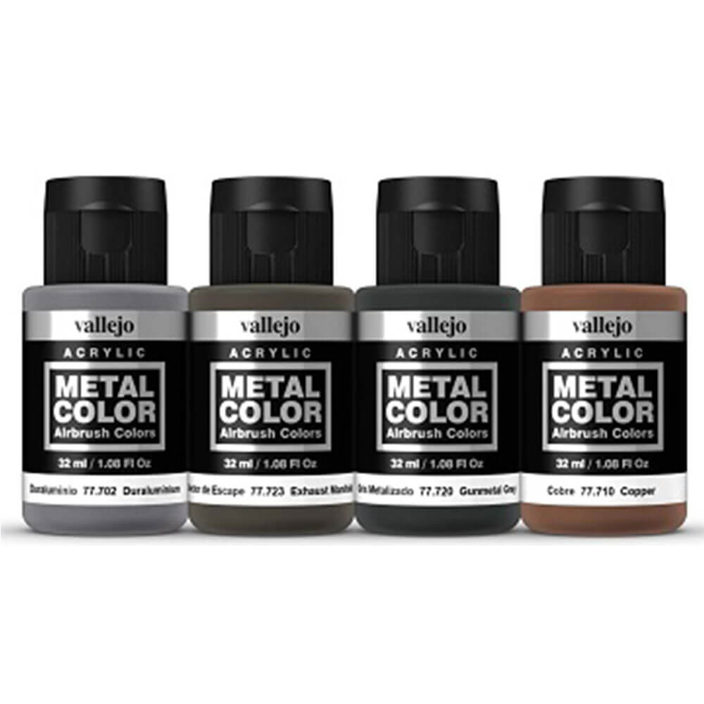 Vallejo Metal Color 4PCS PEINTURE acrylique