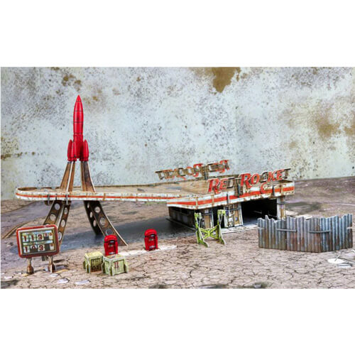 Fallout Wasteland Warfare Red Rocket Scenic Set