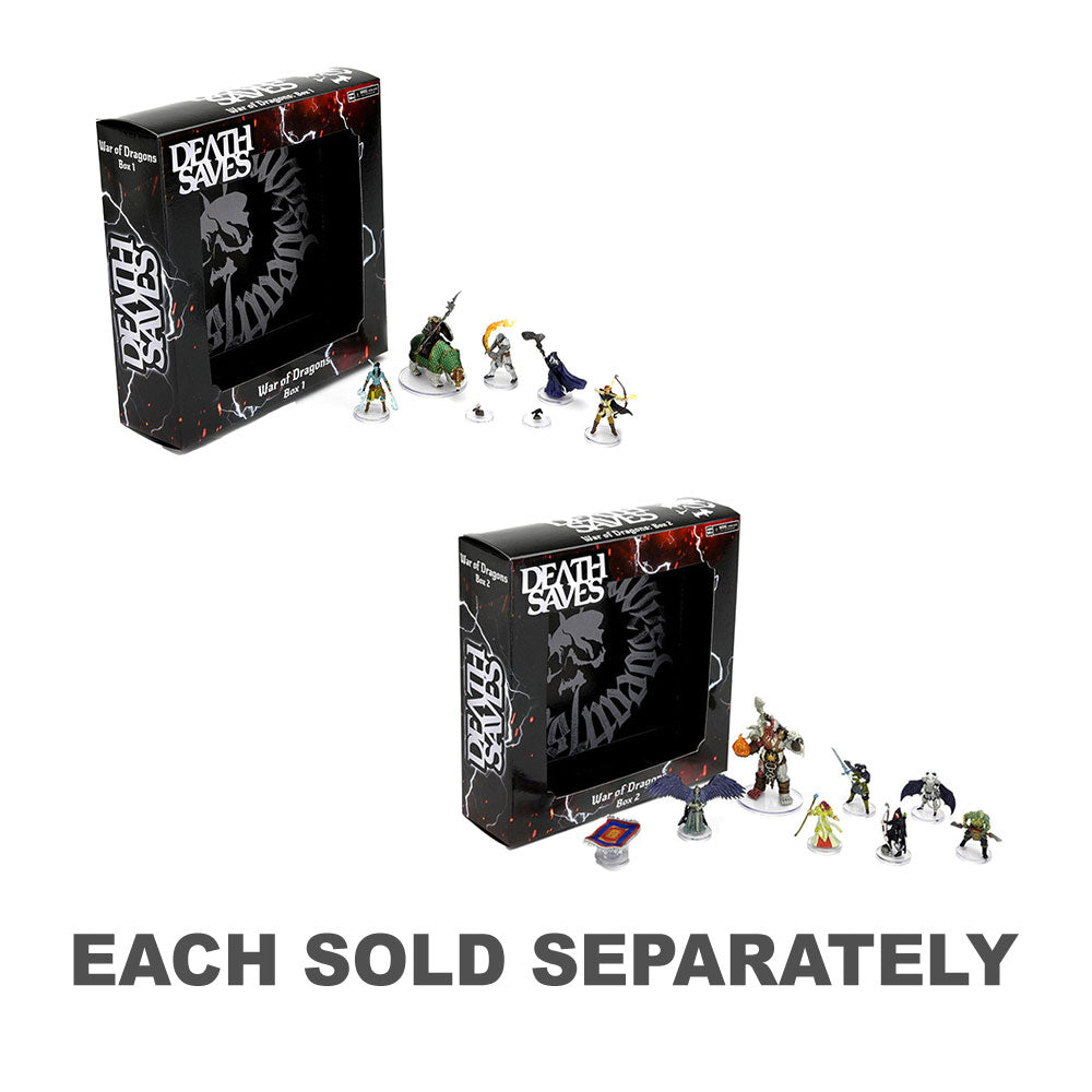 D&D Death Saves War of Dragons Premium Figures