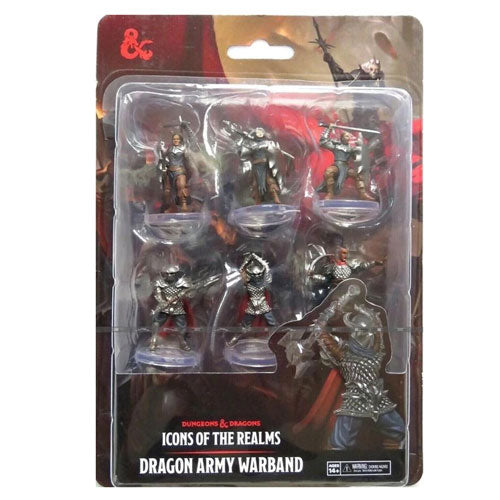 D&D Icons of the Realms Dragon Army Warband Miniature Set