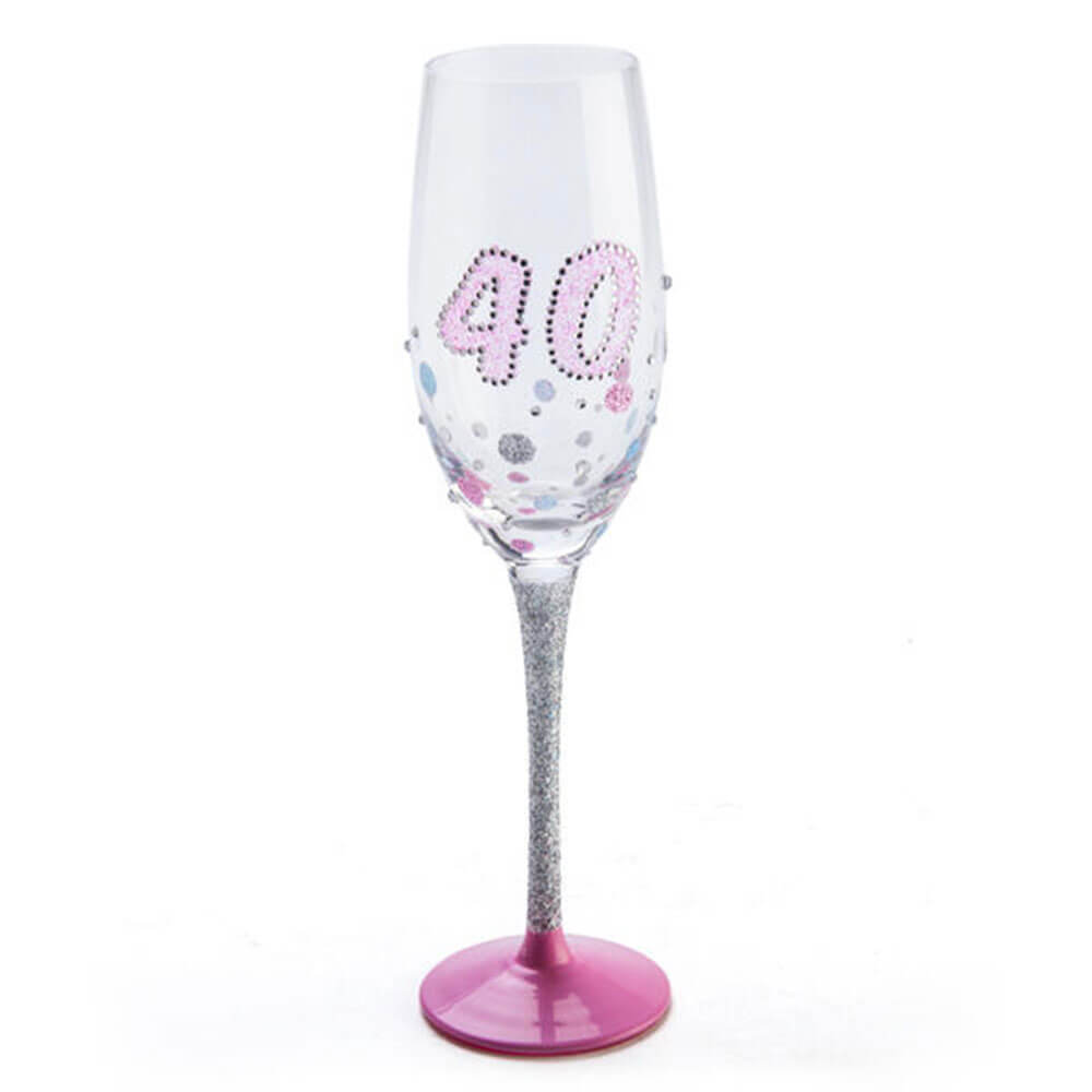 Fødselsdag Sparkle Champagne Flute