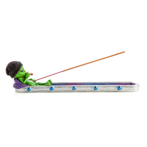 Stoned Alien Flat Incense Burner