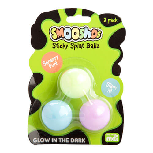 Smoosho's Sticky Splat Ballz (Set of 3)