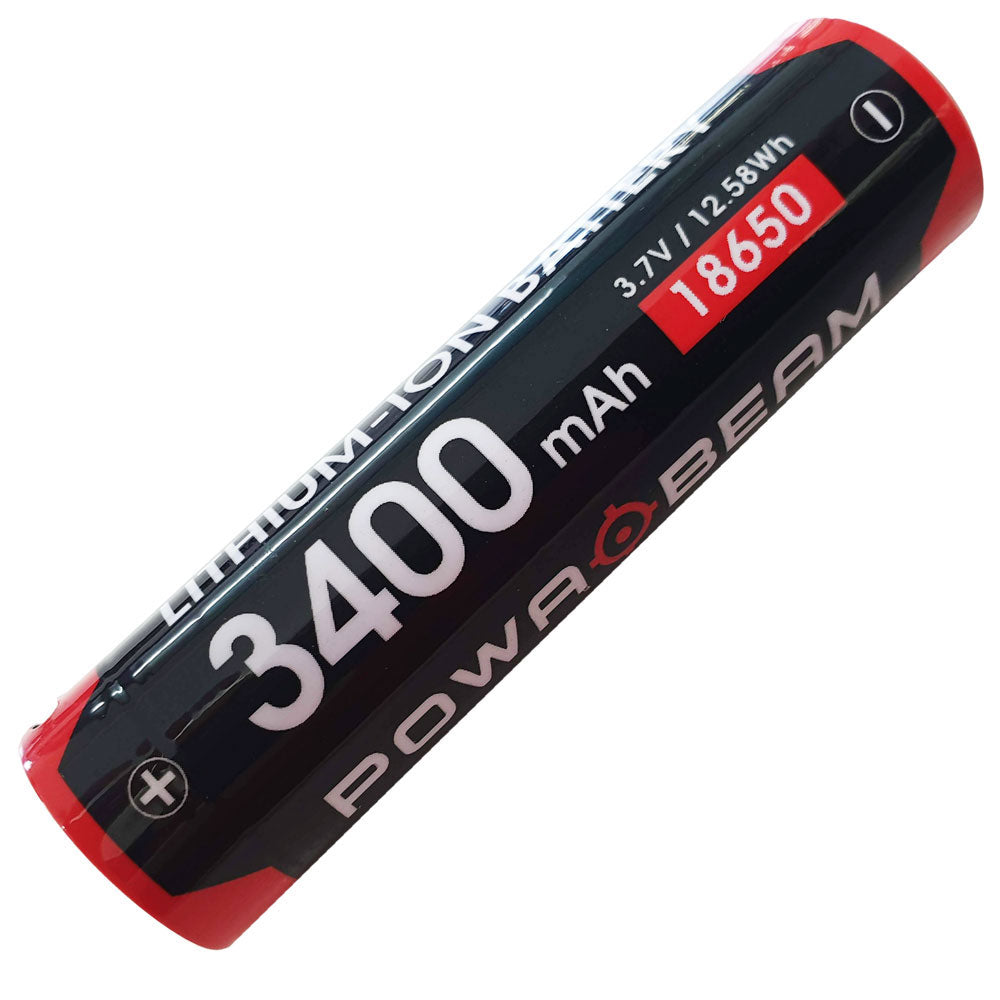 Powa Beam 18650 USB Rechargeable Torch Battery