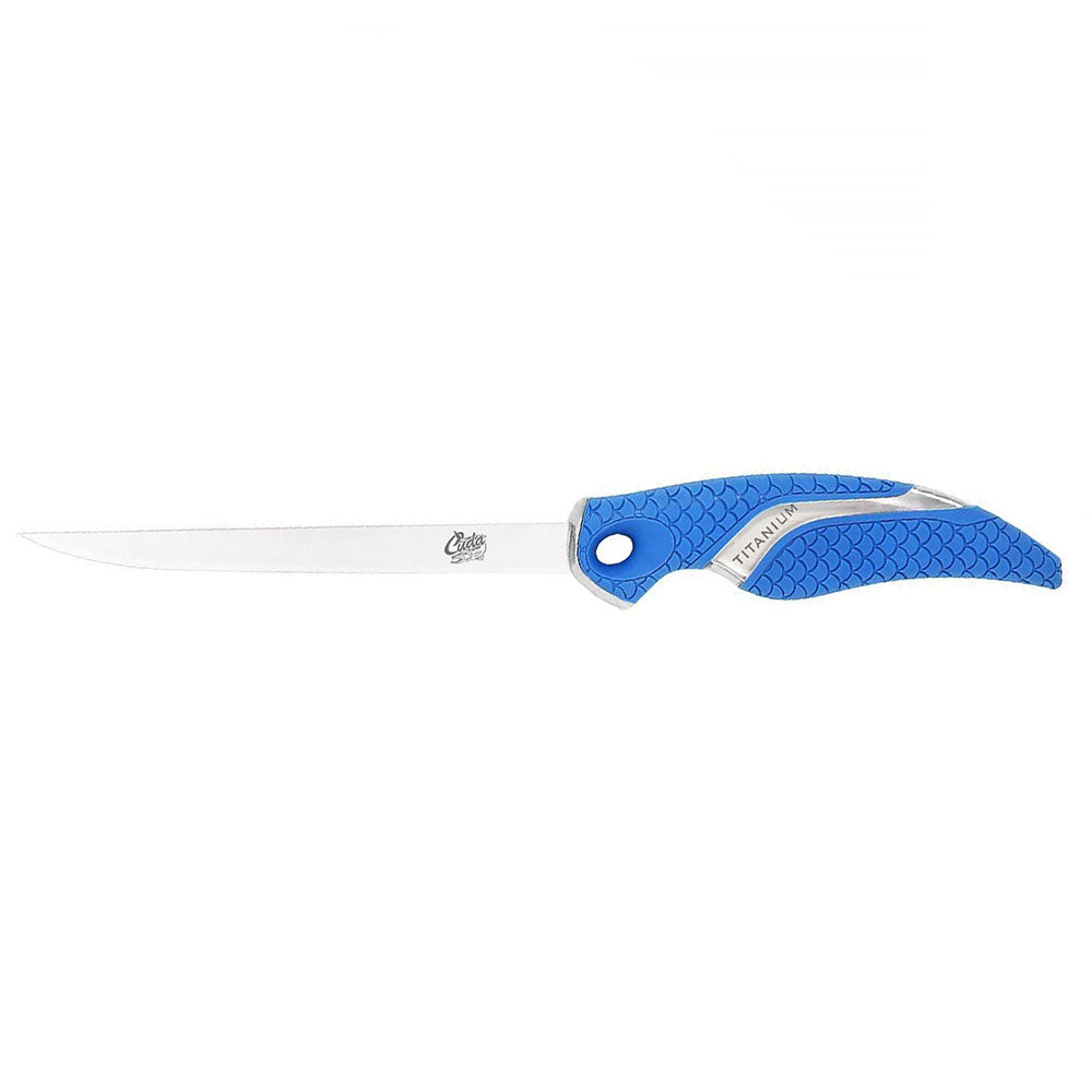 Cuda titanium bundet flex filetkniv