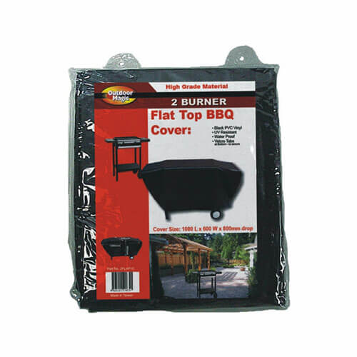 Outdoor Magic 2 Burner Flat Top BBQ Cover (60x108cm)