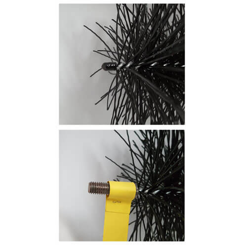 FireUp Polypropylene Flue Brush 7" Head for Flexi Flue Kits