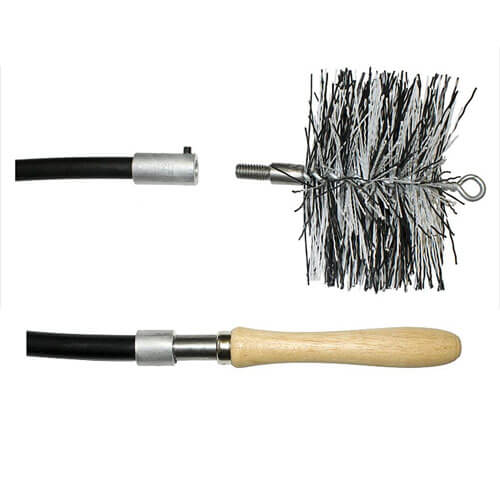 FireUp Flexi Flue Brush Kit (6" x 18")