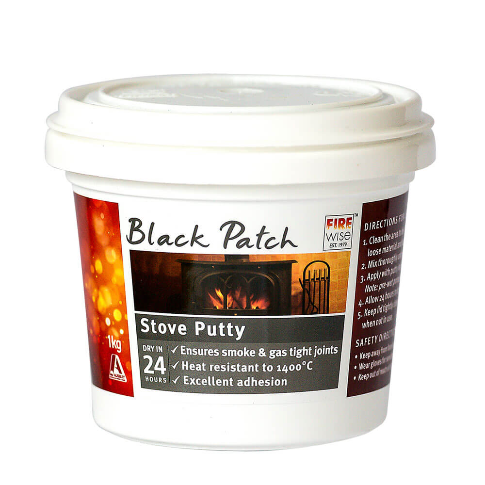 Gewreven Black Patch Fornuis Putty