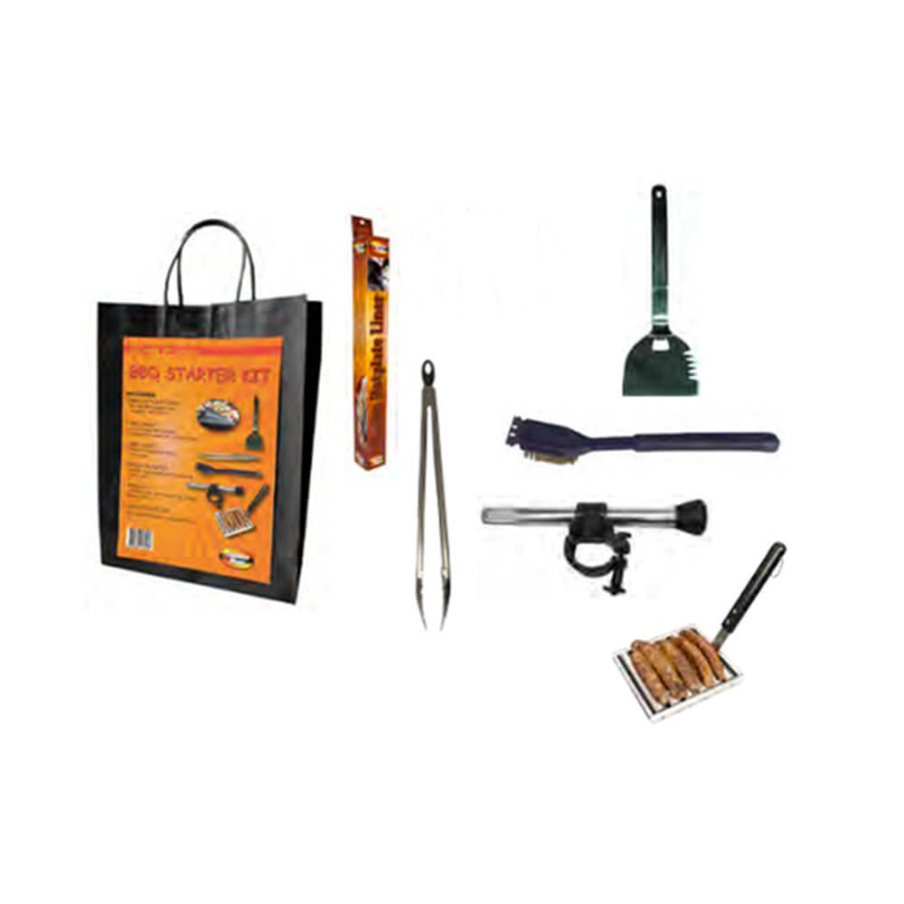 Outdoor Magic 6 Piece Complete BBQ Starter Kit