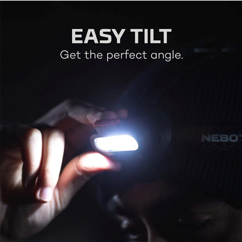 Nebo Einstein 1500 Lumen Flex Rechargeable Headlamp