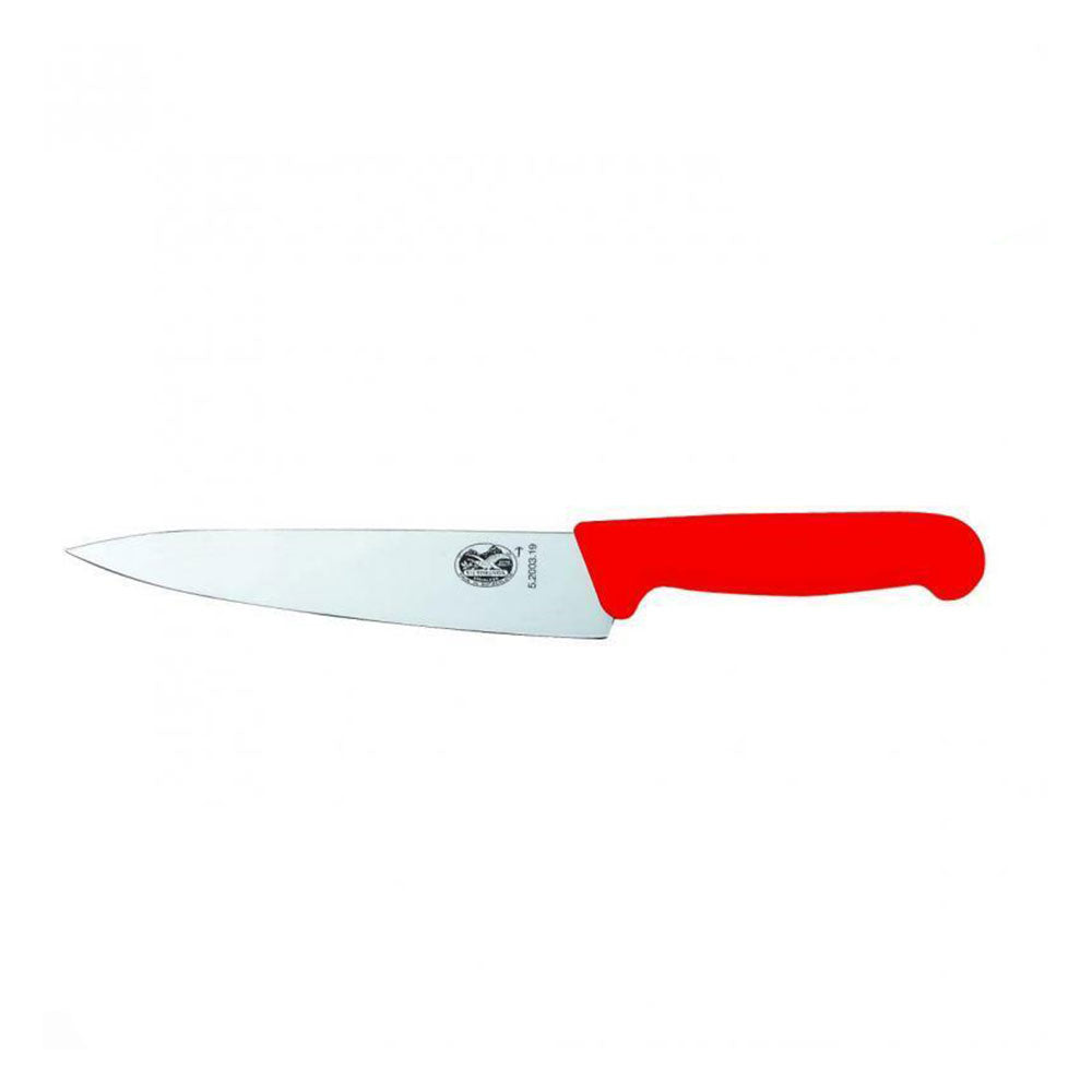 Victorinox kookt snijmes fibrox handvat (rood)