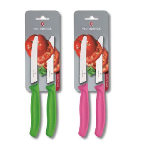 Victorinox Round Tip Steak & Tomato Knife 2pcs 11cm