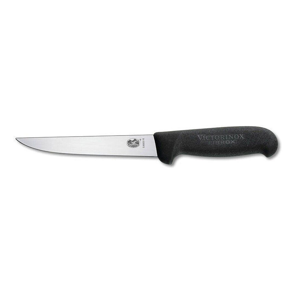 Straight Wide Blade Fibrox Bening Knife (svart)