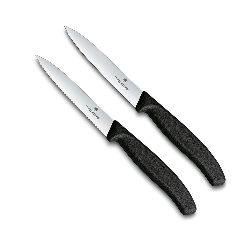 Victorinox puntige gekarteld paring mes 2 stcs 10 cm