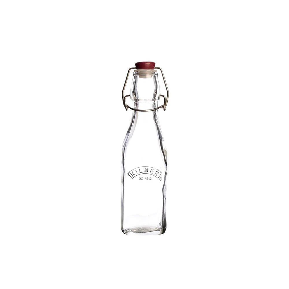 Kilner quadratische Glasflasche mit Clipverschluss