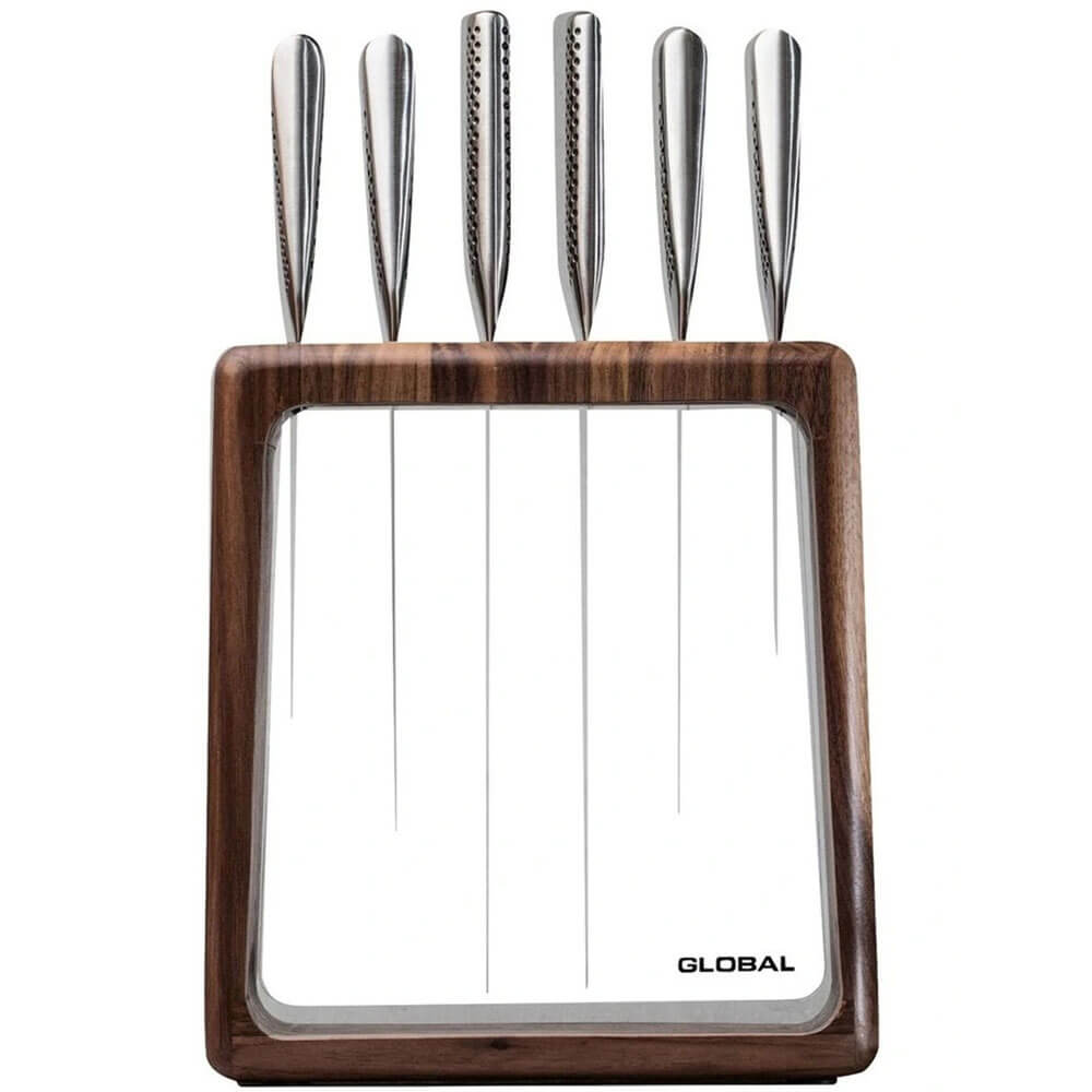 Global Knives Hashira Knife Block Set (7pcs)