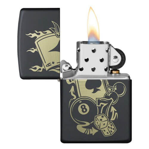 Zippo Casino Matte Lighter