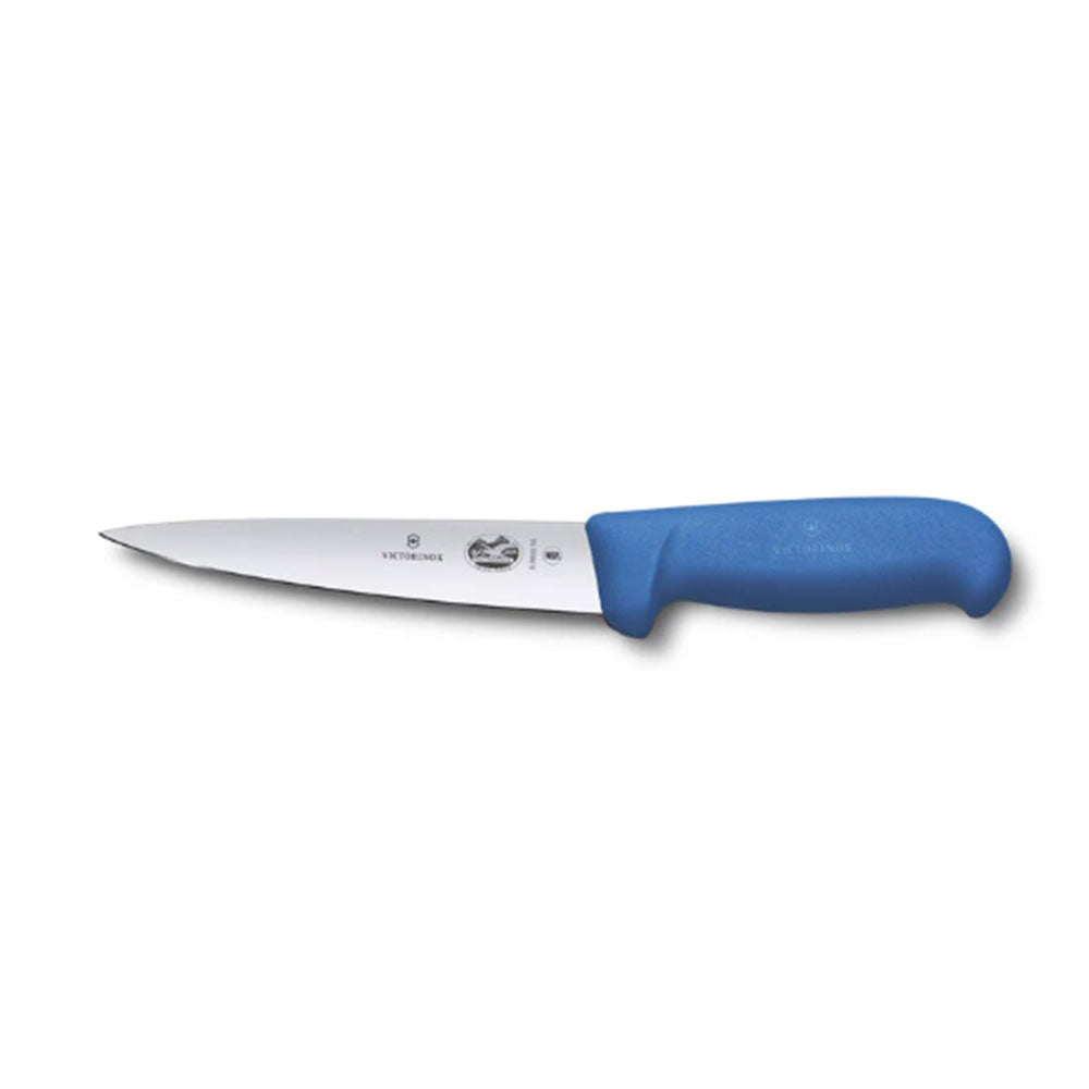 Victorinox Swiss Fibrox Pointed Slicing mes (blauw)