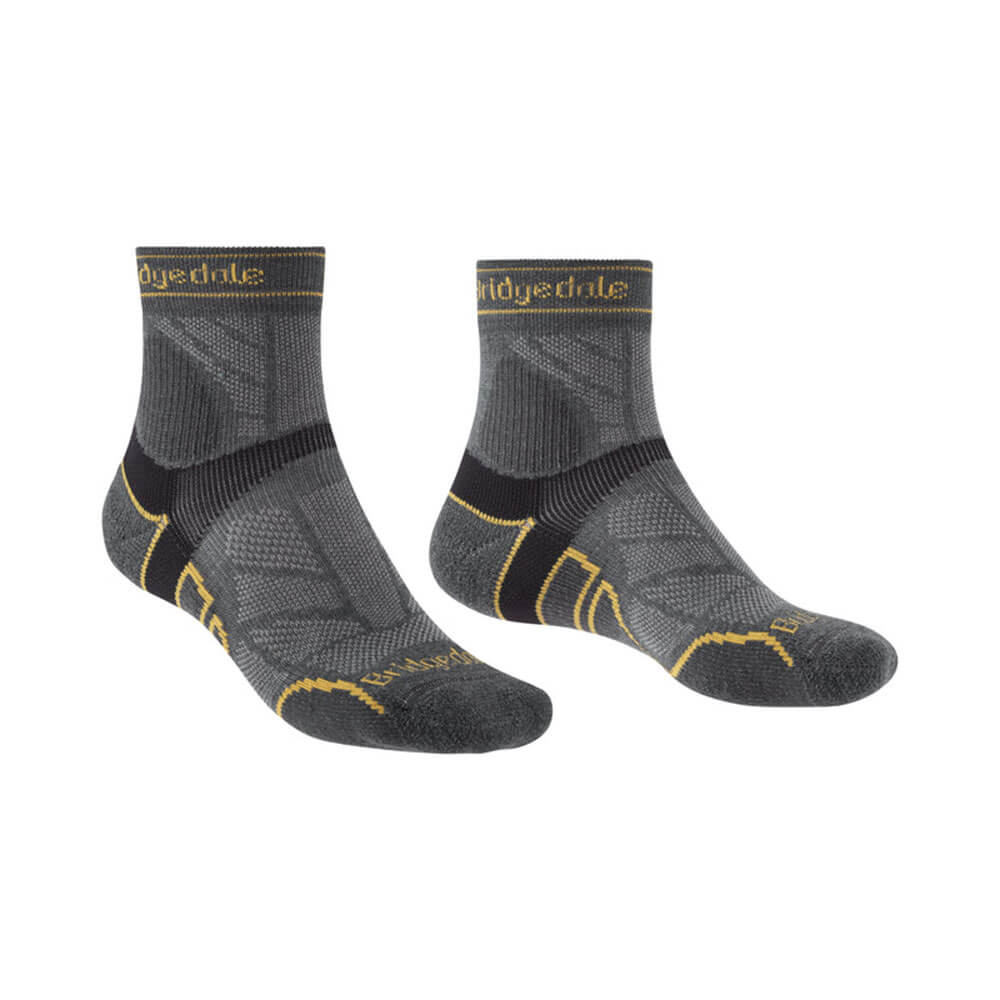 Mænds Merino Sport 3/4 sokker (Gunmetal)