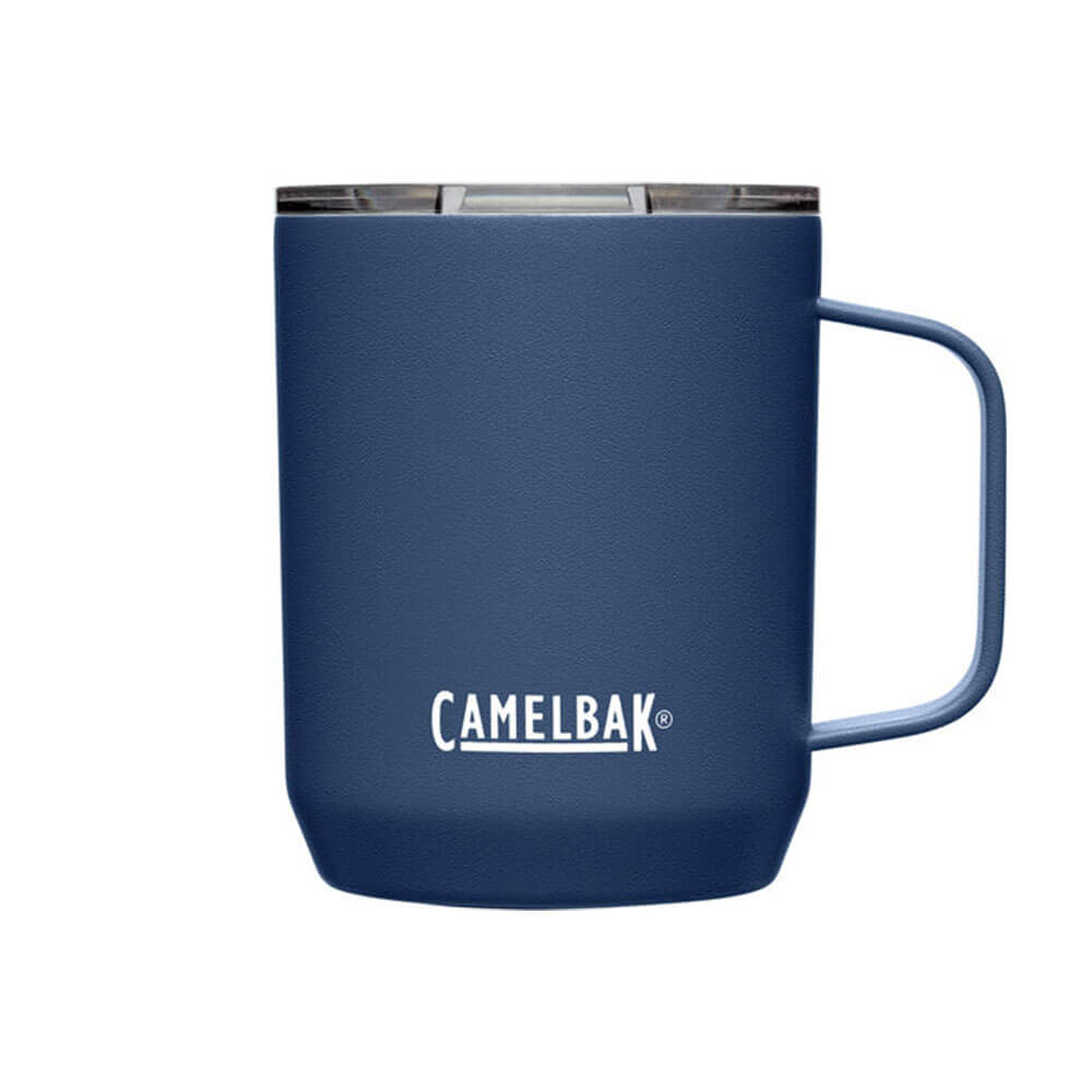 Caneca de acampamento isolada de aço inoxidável 0,35L