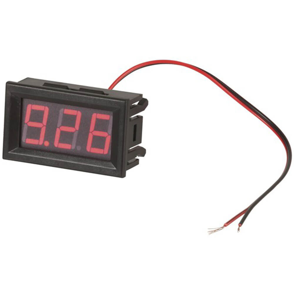 Self-Powered Red LED Voltmeter