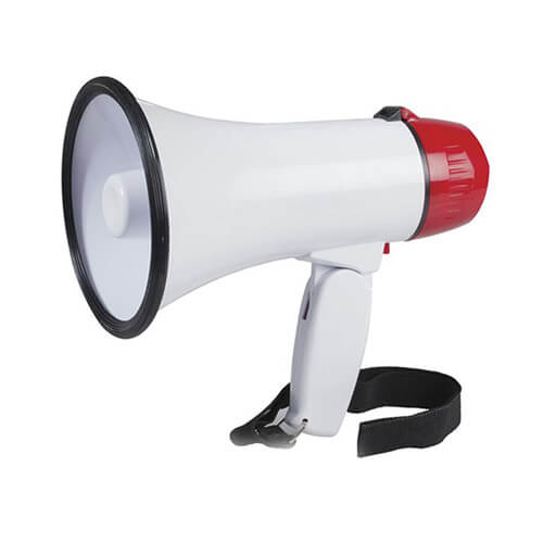 Compact Megaphone PA with Siren