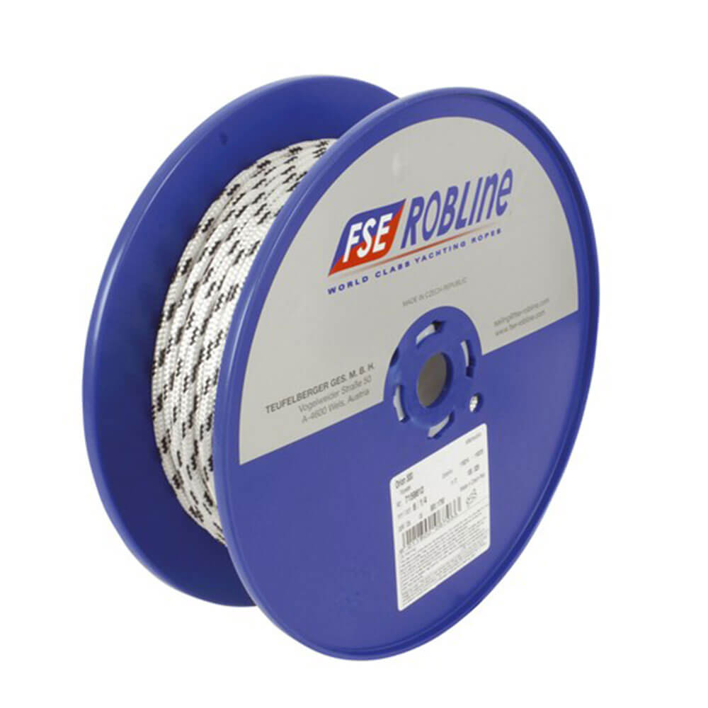 Rope Dbl Braided-Polyester 8mm 100m Roll