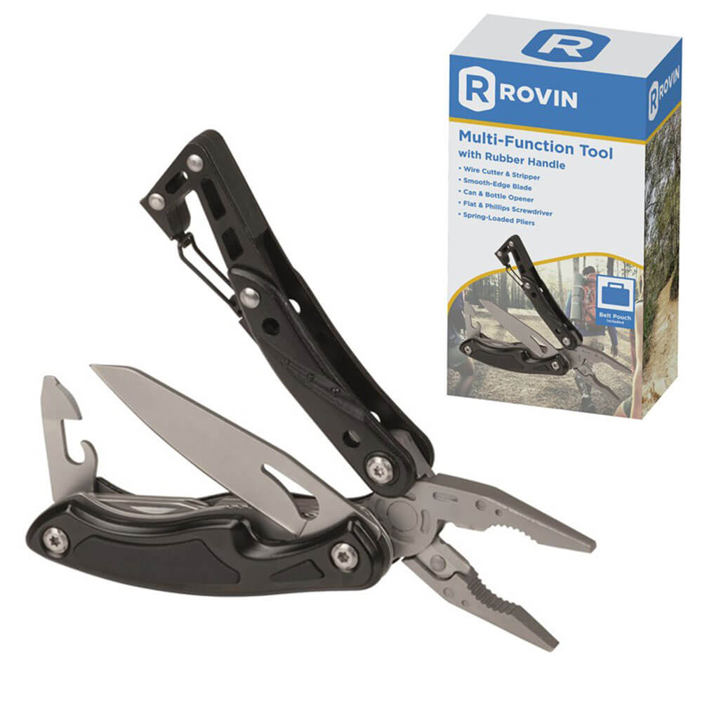 Rovin Aluminium Multi-Function Tool with Rubber Handle