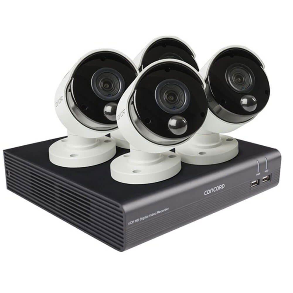 Caméra à puces du système de surveillance de Concord HD (1080p)