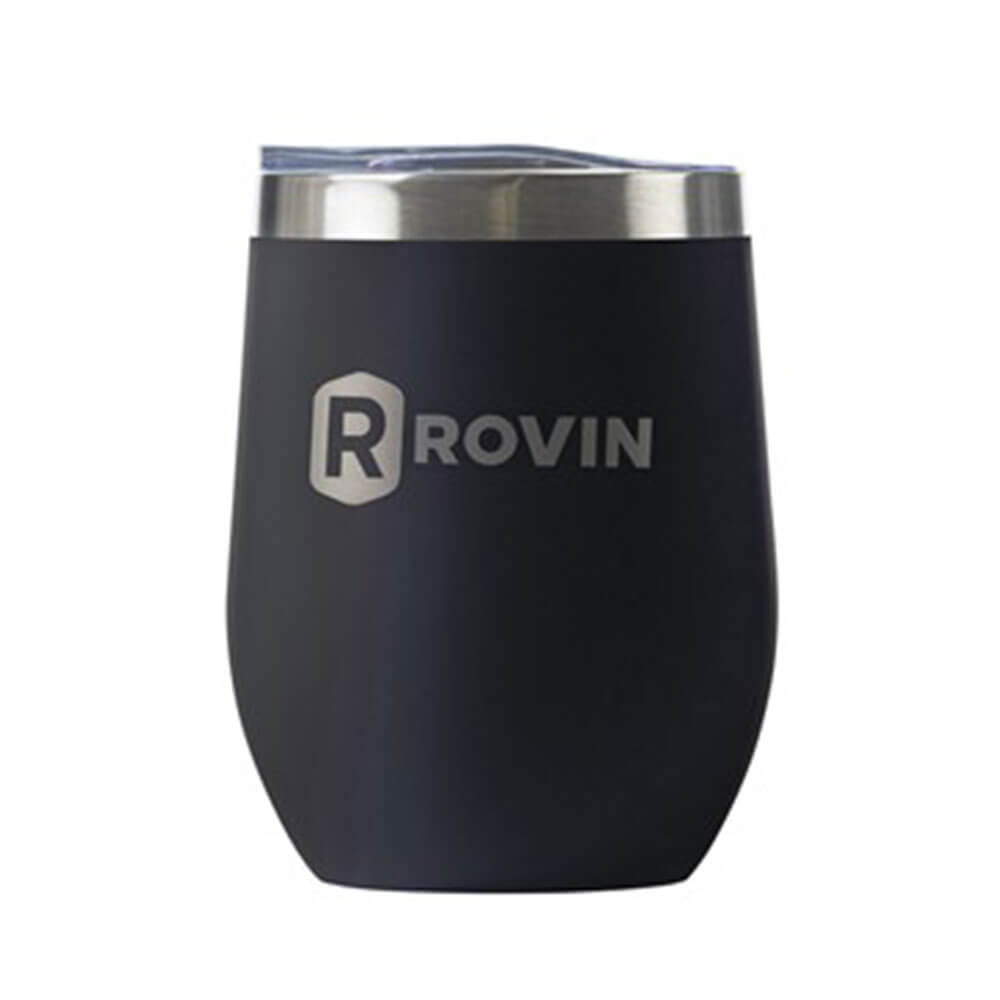 Tasse en acier inoxydable rovin avec couvercle (350 ml)