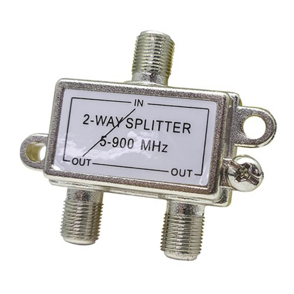 TV Splitter med Power Pass f Connectors Die Cast