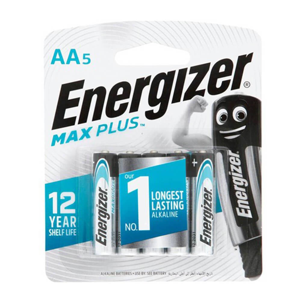 Energizer Max plus batterijen 1,5 V (5 pk)