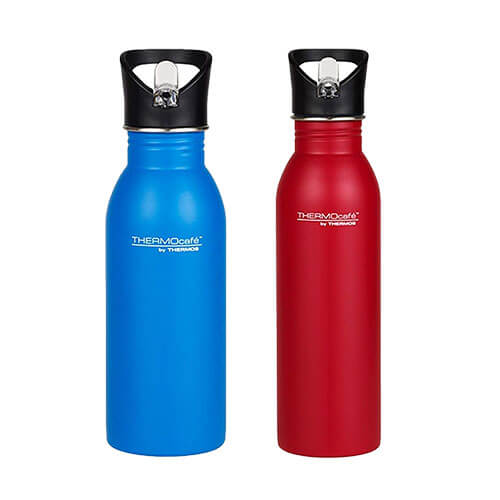 S/Steel Single Wall Hydration Bottle w/Straw