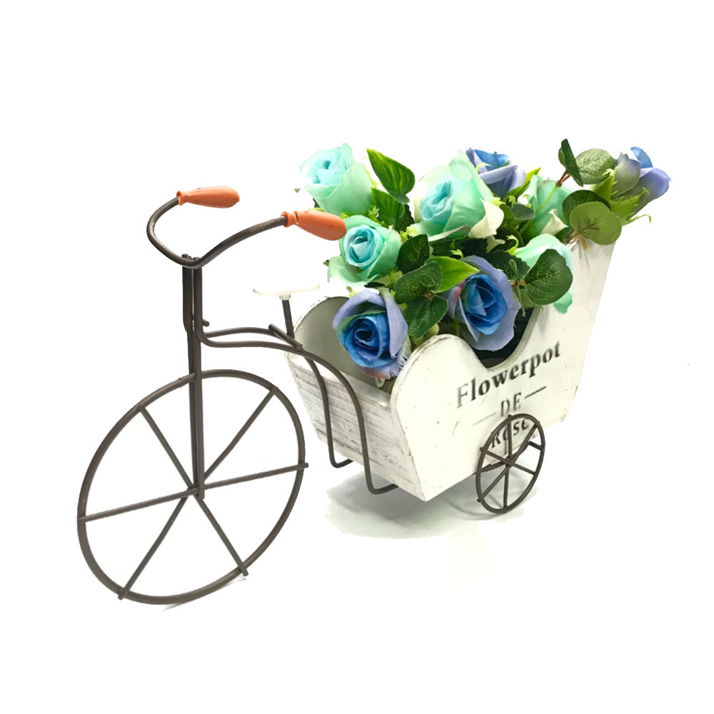 Flowerpot de Rose 3-Wheeled Bicycle w/ Flower Decor